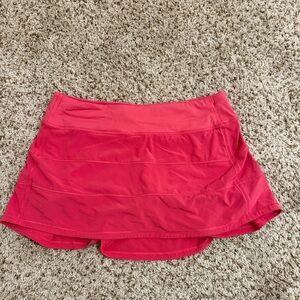 Lululemon pace rival mid rise skirt